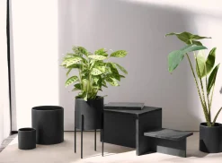 Sale ASA Selection übertopf, black iron