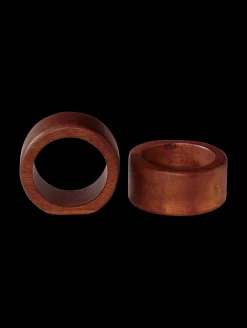 ASA Selection 2er set serviettenringe, akazie