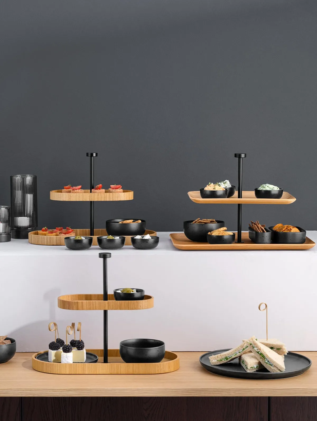 ASA Selection etagere 2-stufig, rechteckig