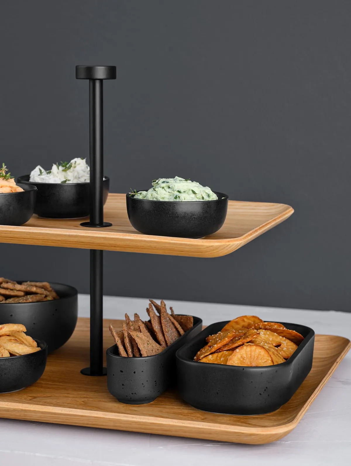 ASA Selection etagere 2-stufig, rechteckig