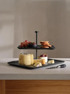 Clearance ASA Selection etagere 2-stufig, rechteckig, schwarz