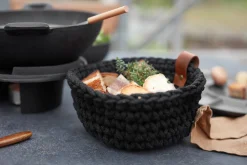 Clearance ASA Selection häkelkorb, schwarz, l