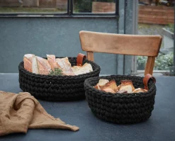 ASA Selection häkelkorb, schwarz, s