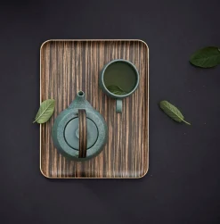 New ASA Selection holztablett rechteckig, ebony