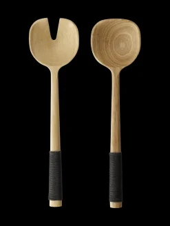 Clearance ASA Selection salatbesteck mit schwarzem nylongriff