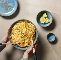 New ASA Selection salatbesteck mit schwarzem nylongriff