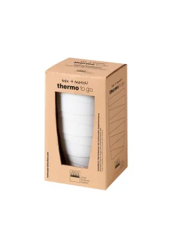 Hot ASA Selection thermobecher twisted, weiß